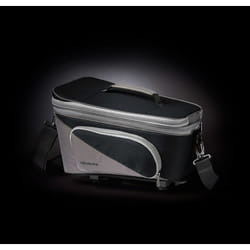 racktime Talis Plus Arrière Sacoche pour bicyclette 8 L Polyester Noir, Gris