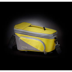 racktime Talis Plus Arrière Sacoche pour bicyclette 8 L Polyester Gris, Jaune