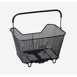 racktime BaskIt, Arrière, Panier de vélo, Noir, 20 L, 10 kg, 420 mm