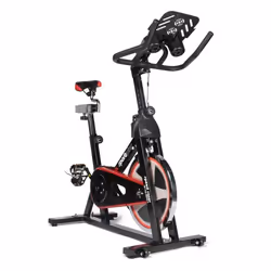 Vélo de vitesse SportPlus Speedracer/Speedbike avec support de tablette et ceinture pectorale Bluetooth