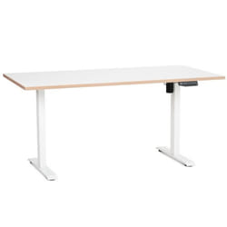 Bureau réglable en hauteur électrique Sportplus - Blanc