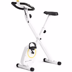 SportPlus Vélo dappartement X-Bike pliable pour la maison blanc avec 8 niveaux support pour tablette & Bluetooth jusquà 110 k ...