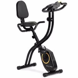 Vélo dappartement pliable SportPlus - Noir - 8 niveaux de résistance - SP-HT-1300-W-iE