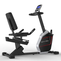 Vélo dappartement couché - SPORTPLUS - Fitness Bike - Pulsomètre intégré - Adapté aux personnes âgées
