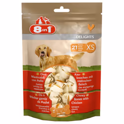 8in1 Delights, Friandise, Chien, Universel, Poulet