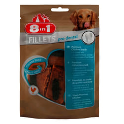 8in1 Fillets Pro Dental Chien Friandises 80 g