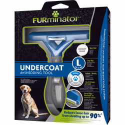 FURminator 4048422141105 brosse et peigne pour animaux Noir, Bleu Chien Étrille - Vue supplémentaire 4