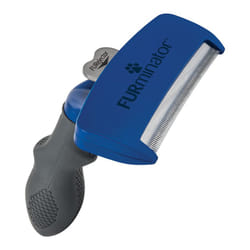 FURminator 8117940112600 brosse et peigne pour animaux Noir, Bleu Chien Étrille