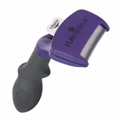 FURminator 4048422141259, Chat, Étrille, Noir, Violet, Manteau long