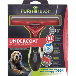 FURminator 4048422144274 brosse et peigne pour animaux Gris, Rouge Chien Étrille - Vue supplémentaire 5