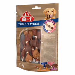 8in1 144632, Friandises, Chien, Adulte, Poulet, Canard, Cuir brut, 113 g, Sans sucre
