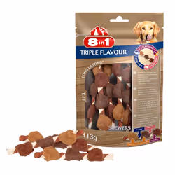 8in1 144632 friandise pour chiens et chats Chien Friandises Poulet, Canard, Cuir brut 113 g - Vue supplémentaire 5