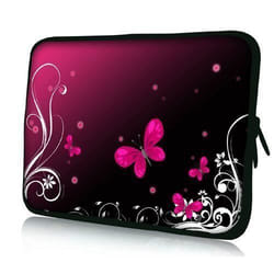 PEDEA Housse de protection en néoprène pour ordinateur portable 156 (396 cm) butterfly