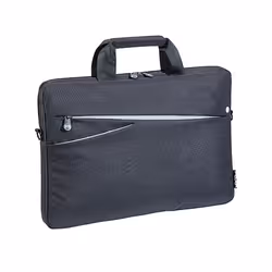 PEDEA 66063016 17.3" Sacoche en bandoulière Noir, Gris