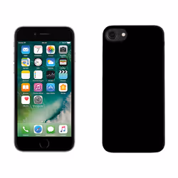 PEDEA 50160692, Housse, Apple, iPhone 7, 11,7 cm (4.6"), Noir