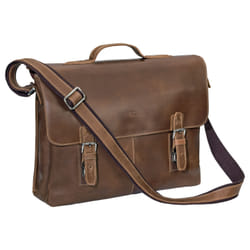 PEDEA 66066304 17.3" Sac Messenger Marron