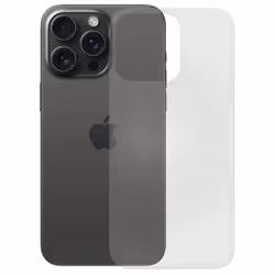 PEDEA 50160981, Housse, Apple, iPhone 15 Pro Max, 17 cm (6.7"), Transparent