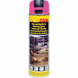 Traceur De Chantier Tp Rose Fluo Spray 500ml Motip Traceur De Chantier Tp Rose Fluo Spray 500ml Motip