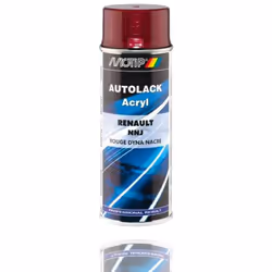 La peinture de carrosserie rouge dyna Motip est une peinture spécifique pour retouche carrosserie. Son code correspond à la c ...