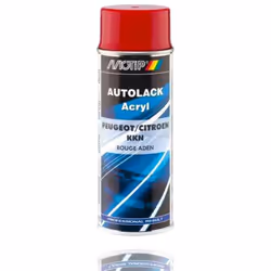 La peinture de carrosserie rouge aden Motip est une peinture spécifique pour retouche carrosserie. Son code couleur correspon ...