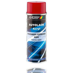 Motip - Peinture carrosserie rouge aden, Peugeot kkn, 400ml