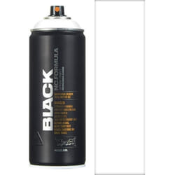 Bombe de peinture - Montana Black - Blanc neige - 400ml - Finition mate - Fort pouvoir couvrant