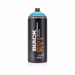 Bombe de peinture - 50% True Cyan - BLK400-TR5010 - Montana Cans Black - 400ml - Graffiti
