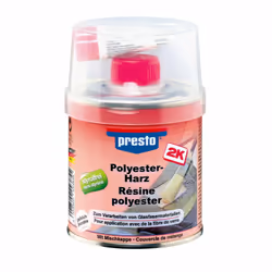 La résine de réparation Presto est une résine en polyester élastifiée de 250g. En relation avec la fibre de verre, il assure  ...
