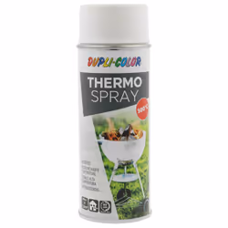 Dupli-Color Thermo Spray, Blanc, Plat-mat, Sous-couche, Métal, Métal, Pulvérisateur de peinture