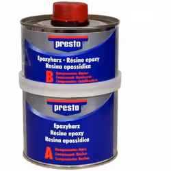 Resine Epoxy 1kg Presto transparente La résine époxy presto est une résine de réparation, de revêtement, de stratification et ...