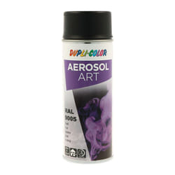 Motip - Bombe de peinture de couleur aerosol Art noir foncé mat ral 9005 400 ml bombe aé (Par 6)