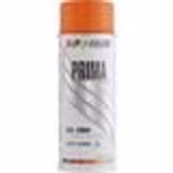Bombe de peinture acrylique - Orange pure - RAL 2004 - Brillant - Tous supports - Prima Color - 400ml