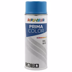 Bombe de peinture acrylique - Bleu ciel - RAL 5015 - Brillant - Tous supports - Prima Color - 400ml