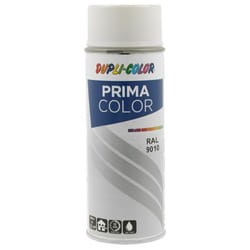 Bombe de peinture acrylique - Blanc - RAL 9010 - Brillant - Tous supports - Prima Color - 400ml