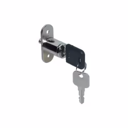 boîtier dépassant de 27 mm Ø du cylindre 18 mm Zamak nickelé Cylindre monté avec rosace de cylindre et 2 clés Autres caractér ...