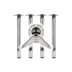 BMB Jeu de pieds de table CR pol.60mm H.710mm i6-KT.Fixation - 312 109800