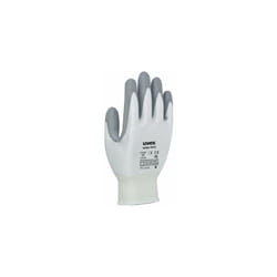 Uvex - Gants de manutention taille 9, Résistance abrasion et coupures, Gris, blanc ( Prix pour 1 paire )