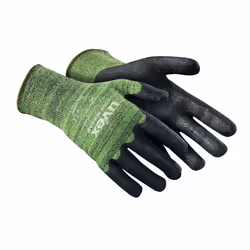 Uvex C500 M foam Noir, Vert Polyéthylène, Viscose, Polyamide, Fibre de verre 1 pièce(s)