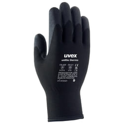 Uvex 6059309 Gant de protection Gants d'atelier Noir Acrylique, Elastane, Polyamide, Laine 1 pièce(s)
