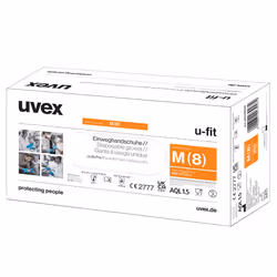 Uvex u-fit Bleu Caoutchouc 100 pièce(s)