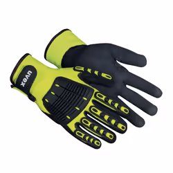Uvex synexo impact 1 Noir, Vert Polyéthylène, Nylon, Fibre