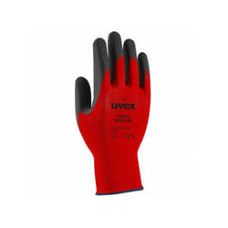 Gants de manutention Uvex Unilite 6605 rd taille 8, Manutention générale, 1 Paire, Rouge ( Prix pour 1 paire )