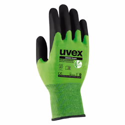 Gants Uvex D500; D/5; HPE; 10 Taille; vert