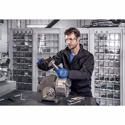 Uvex 60027 Gants d'atelier Anthracite, Bleu Elastane, Polyamide 1 pièce(s)