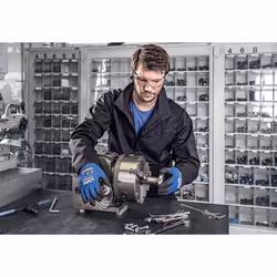 Uvex 60027 Gants d'atelier Anthracite, Bleu Elastane, Polyamide 1 pièce(s)