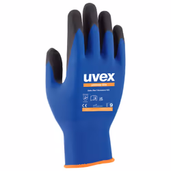 Uvex 6002711, Gants d'atelier, Anthracite, Bleu, Adulte, Adulte, Unisexe, 1 pièce(s)