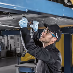 Uvex 60078 Gants d’usine Noir, Bleu Charbon, Elastane, Polyamide 1 pièce(s)