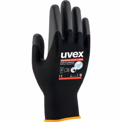 Uvex 60038, Gants d'atelier, Noir, Adulte, Adulte, Unisexe, Protection contre les décharges électrostatiques (ESD)
