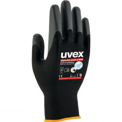 Uvex 60038 Gants d'atelier Noir Charbon, Elastane, Polyamide 1 pièce(s)