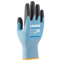 Uvex 60084, Gants d’usine, Noir, Bleu, Adulte, Adulte, Unisexe, Protection contre les décharges électrostatiques (ESD)